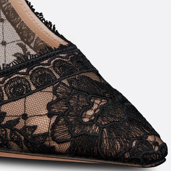 Christian Dior J' DIOR SLINGBACK PUMP in Roses Lace Embroidery - Picture 16 of 16